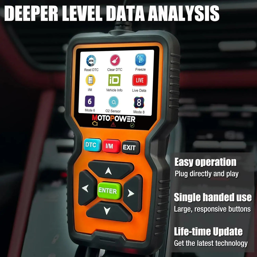 Advanced OBD2 Scanner Code Reader with Real-Time Data