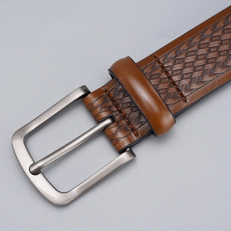 Luxury Vintage Braided Embossed Belt