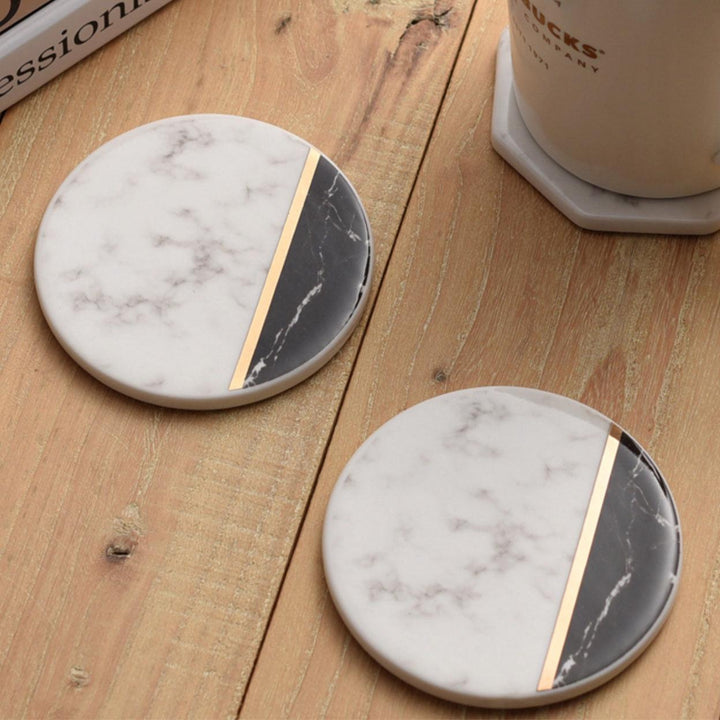 Elegant Marble Ceramic Coasters