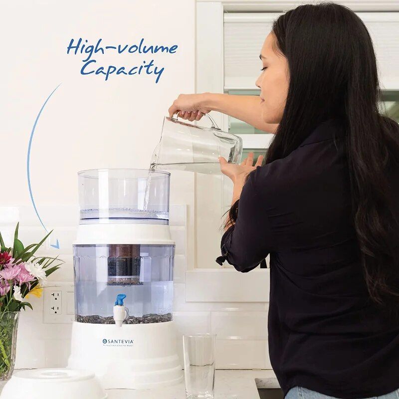 Advanced Countertop Mineralizing Water Filter System - Chlorine and Fluoride Reduction