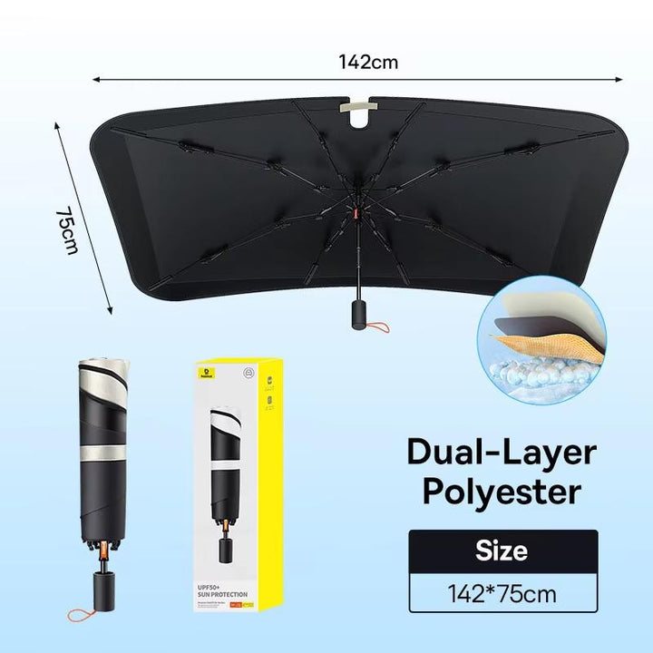 Foldable Car Windshield Sun Shade Umbrella