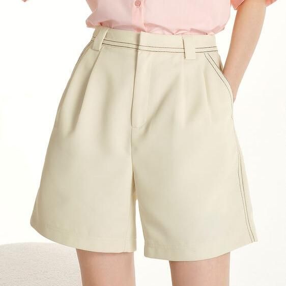 Summer Chic High Waist Wide Leg Shorts for Women