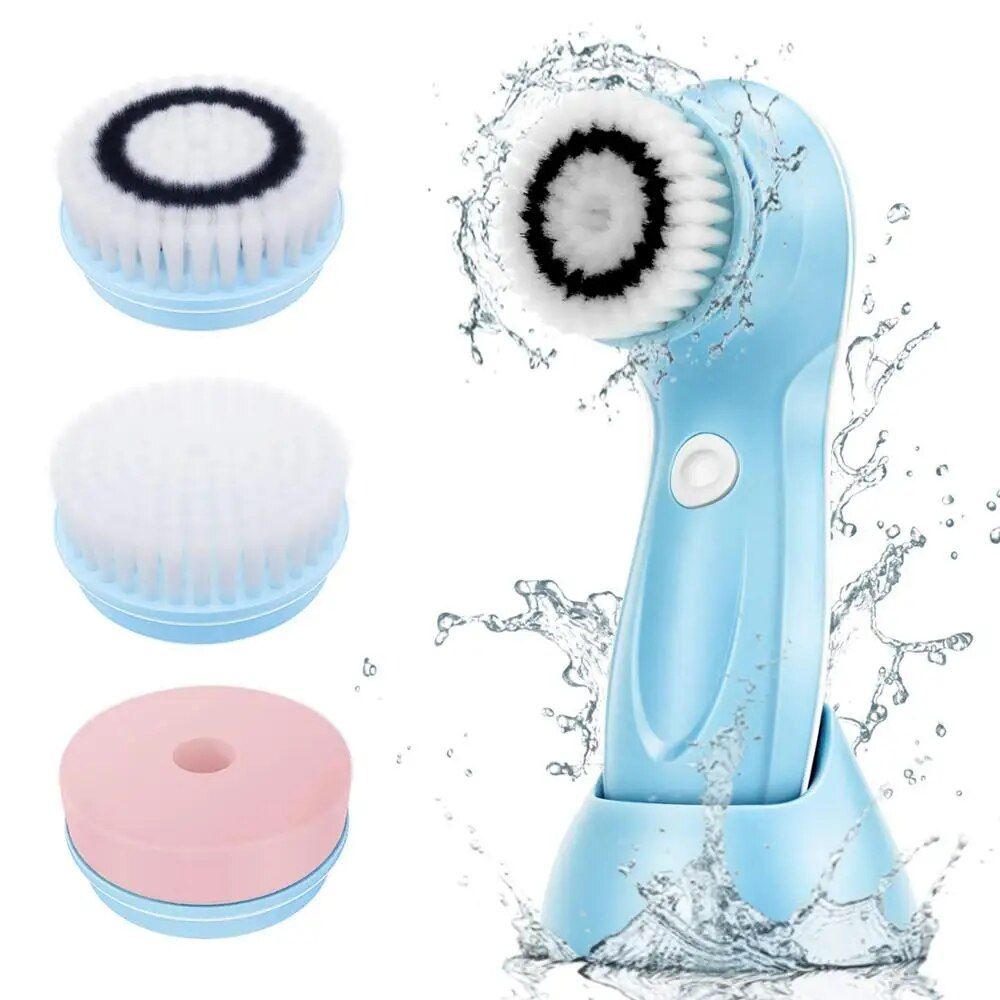 5-in-1 Electric Facial Cleansing & Massage Tool: Deep Pore Cleaning and Rejuvenation