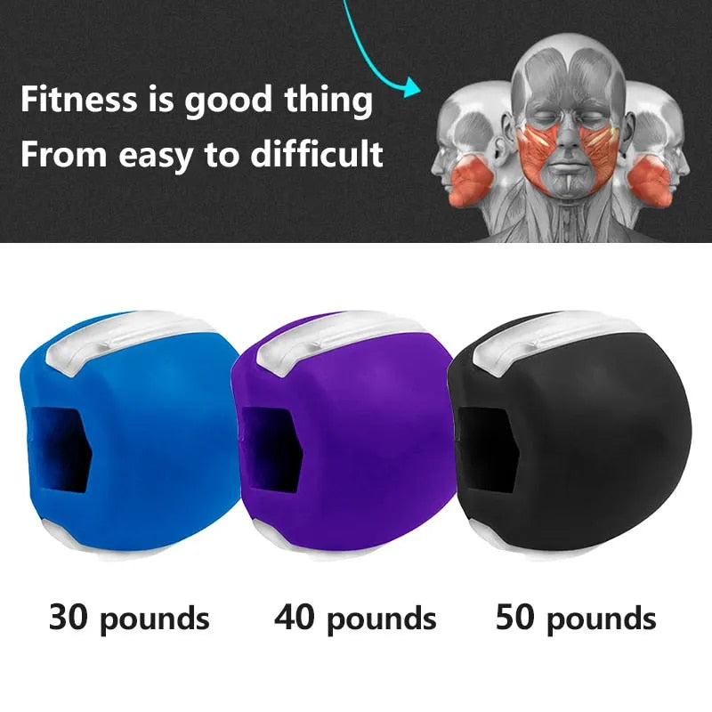 Face Fitness Ball: Tone and Strengthen Your Jaw and Neck Muscles