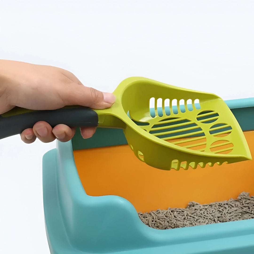 Big Hollow Out Cat Litter Scoop - Comfortable Handle Sand Shovel for Easy Cat Litter Cleaning