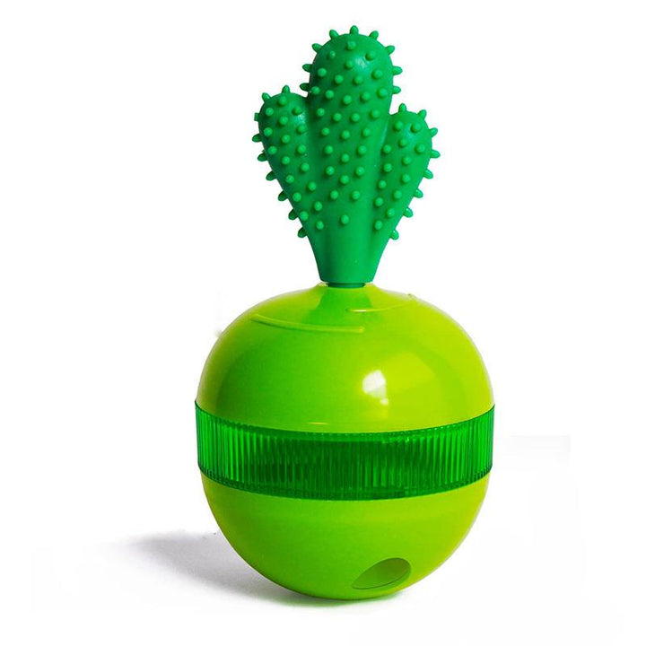 3-in-1 Interactive Cactus Dog Toy: Chew, Dispense, and Play