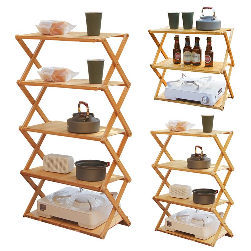 Outdoor Camping Shelf Rack