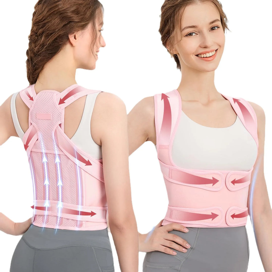 Posture Corrector & Lumbar Support Brace