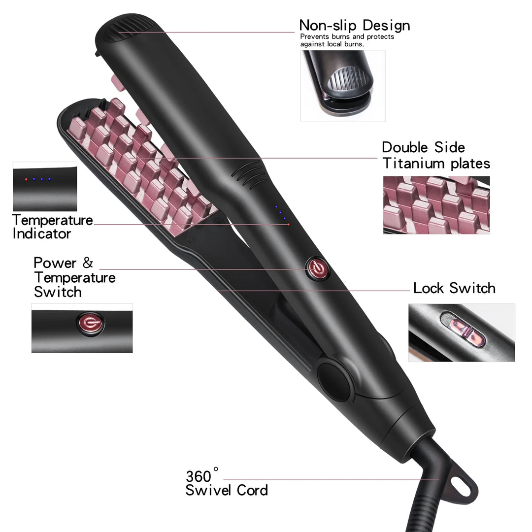 Professional Volumizing Ceramic Hair Iron