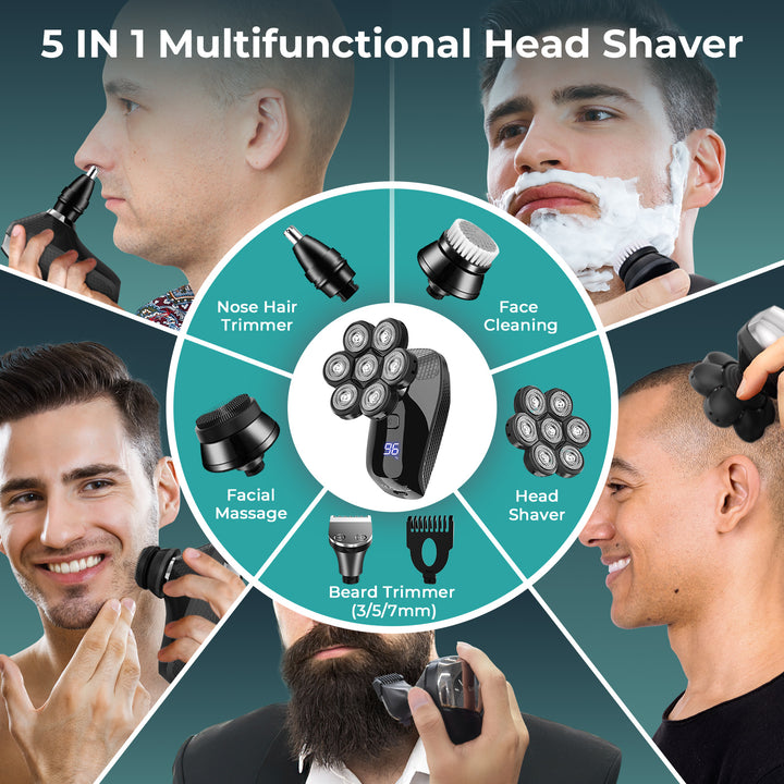 5-in-1 Electric Shaver Kit for Men