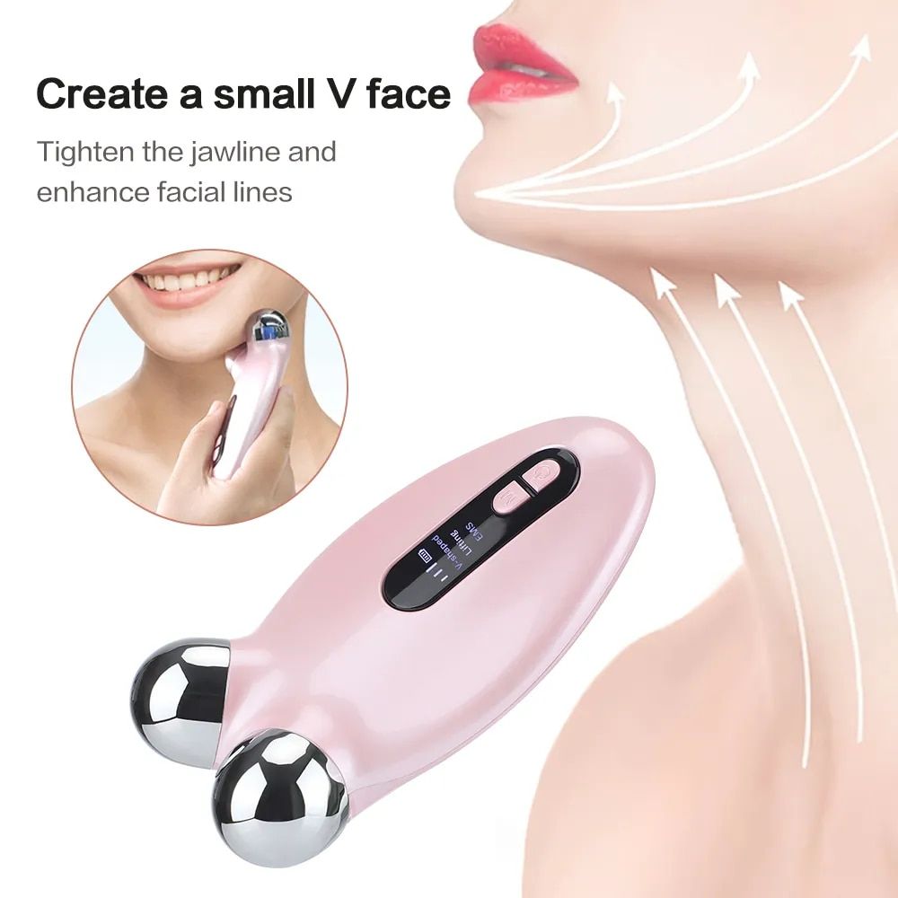 EMS Facial Roller & Microcurrent Face Lifting Device