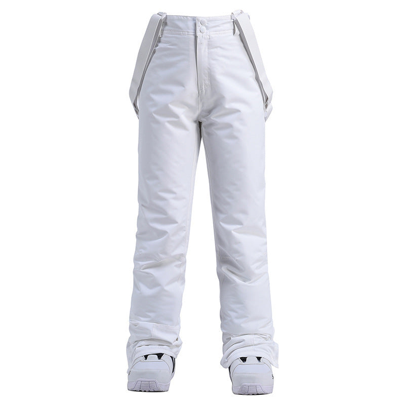 Ski Pants Men's Windproof Waterproof Detachable Elastic Waist Thick Thermal Cotton Pants Men