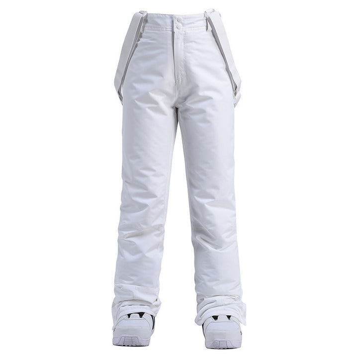 Ski Pants Men's Windproof Waterproof Detachable Elastic Waist Thick Thermal Cotton Pants Men