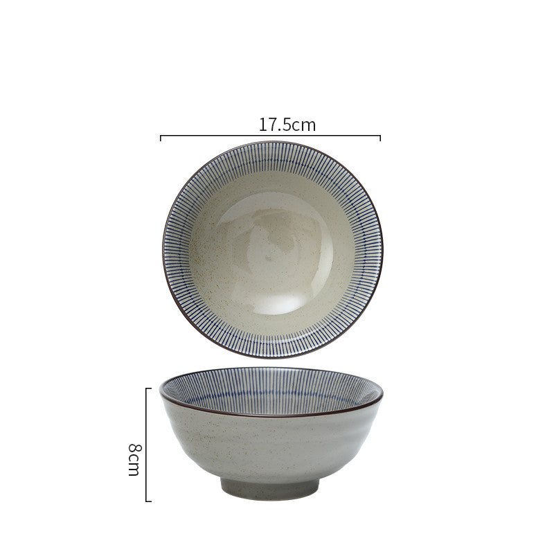 Japanese Ceramic Bowl Commercial Large Ramen