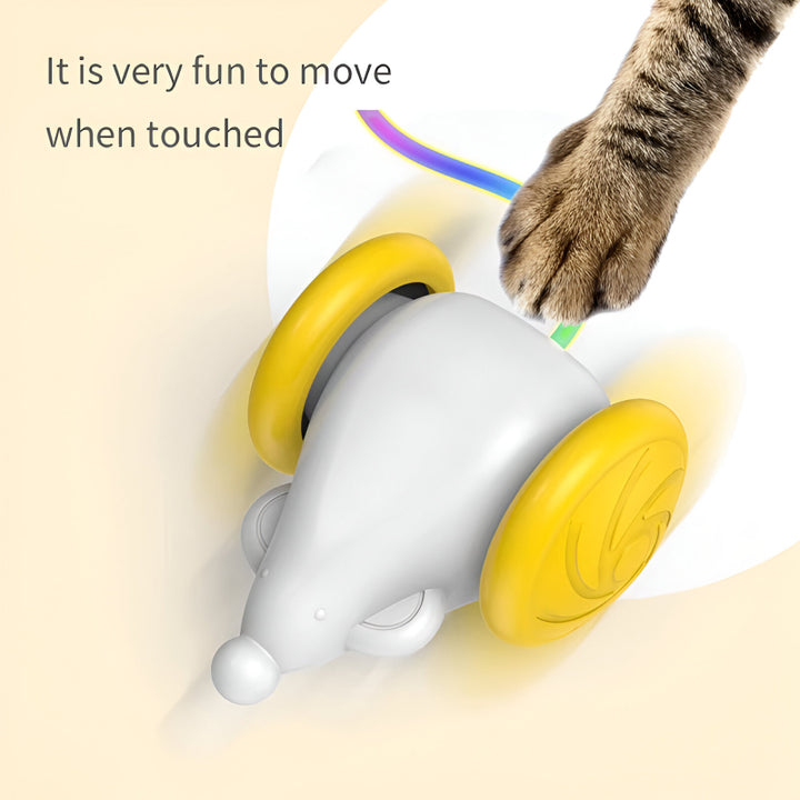 Interactive LED Rechargeable Cat Mouse Toy