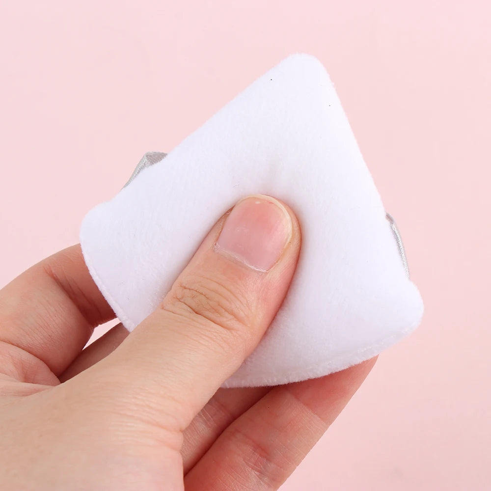 Triangle Powder Puff for Loose Powder - Soft Makeup Sponge for Foundation & Mineral Powder