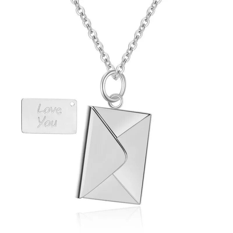Love Letter Envelope Pendant Necklace