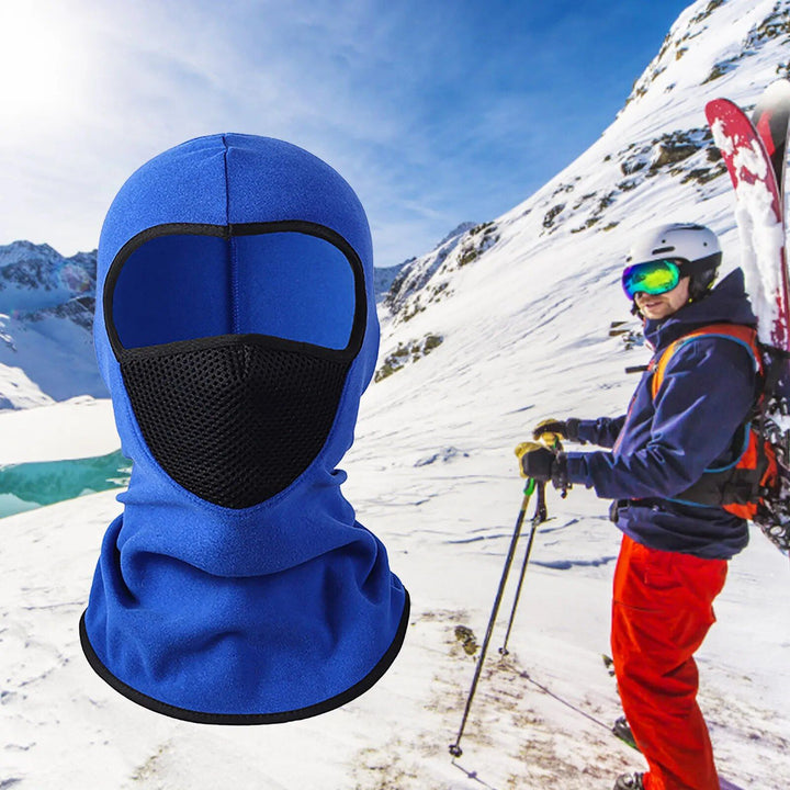 Winter Velvet Warm Breathable Ski Hood with Visor - Unisex Outdoor Cold Weather Gear