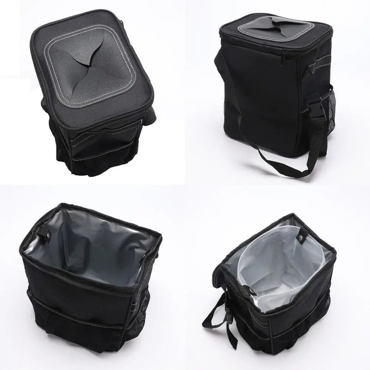 Large Capacity Waterproof Hanging Car Trash Can