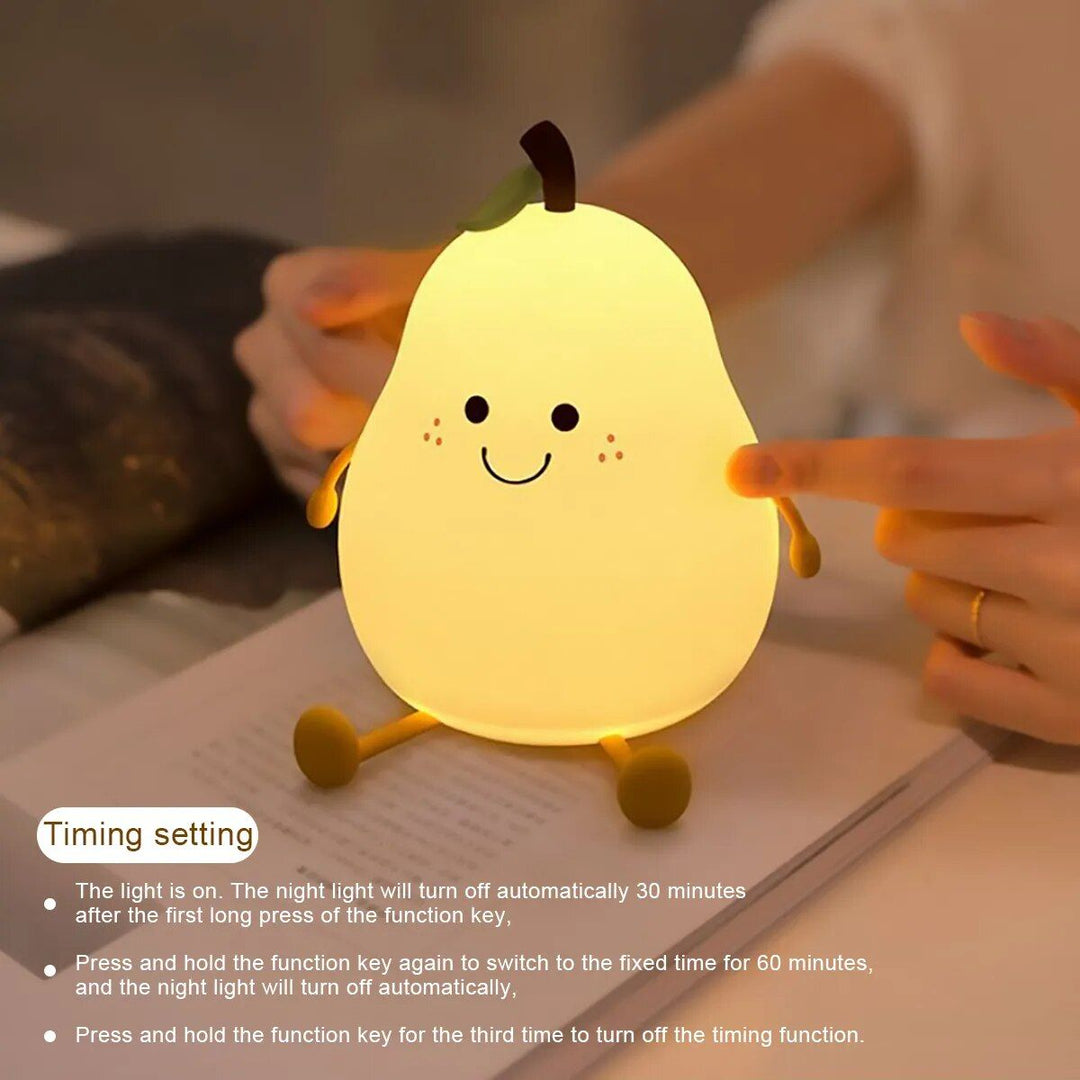 Cute Pear Night Light