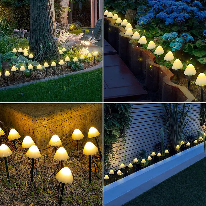 Enchanting Solar Mushroom Lights