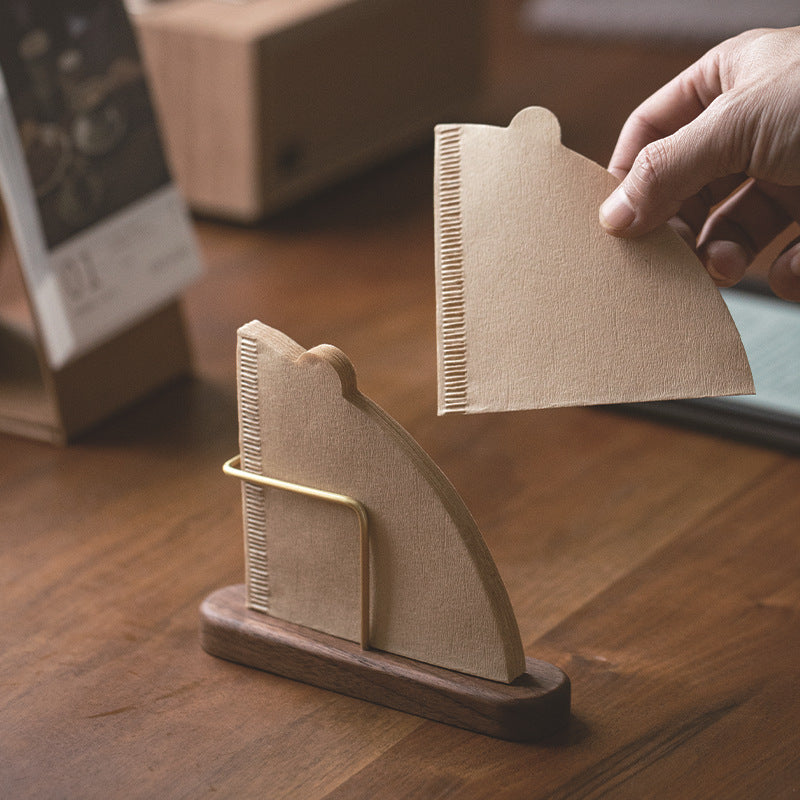 Wooden Tissue and Napkin Holder