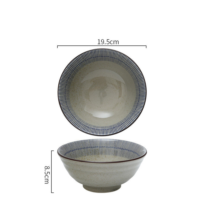 Japanese Ceramic Bowl Commercial Large Ramen