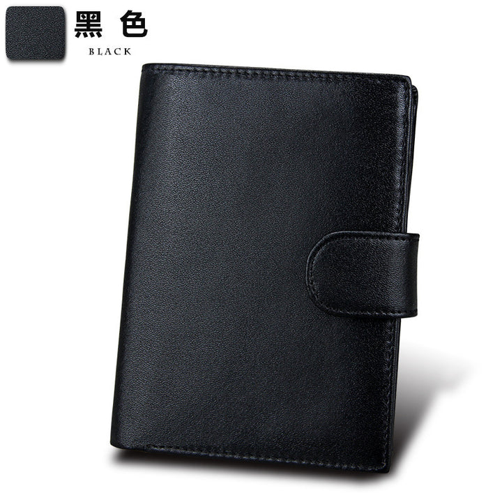 Amazon hot sale head layer cowhide men wallet men wallet real leather real leather bag