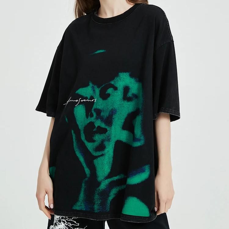 Oversized Soulmate Shadow Hip Hop T-Shirt