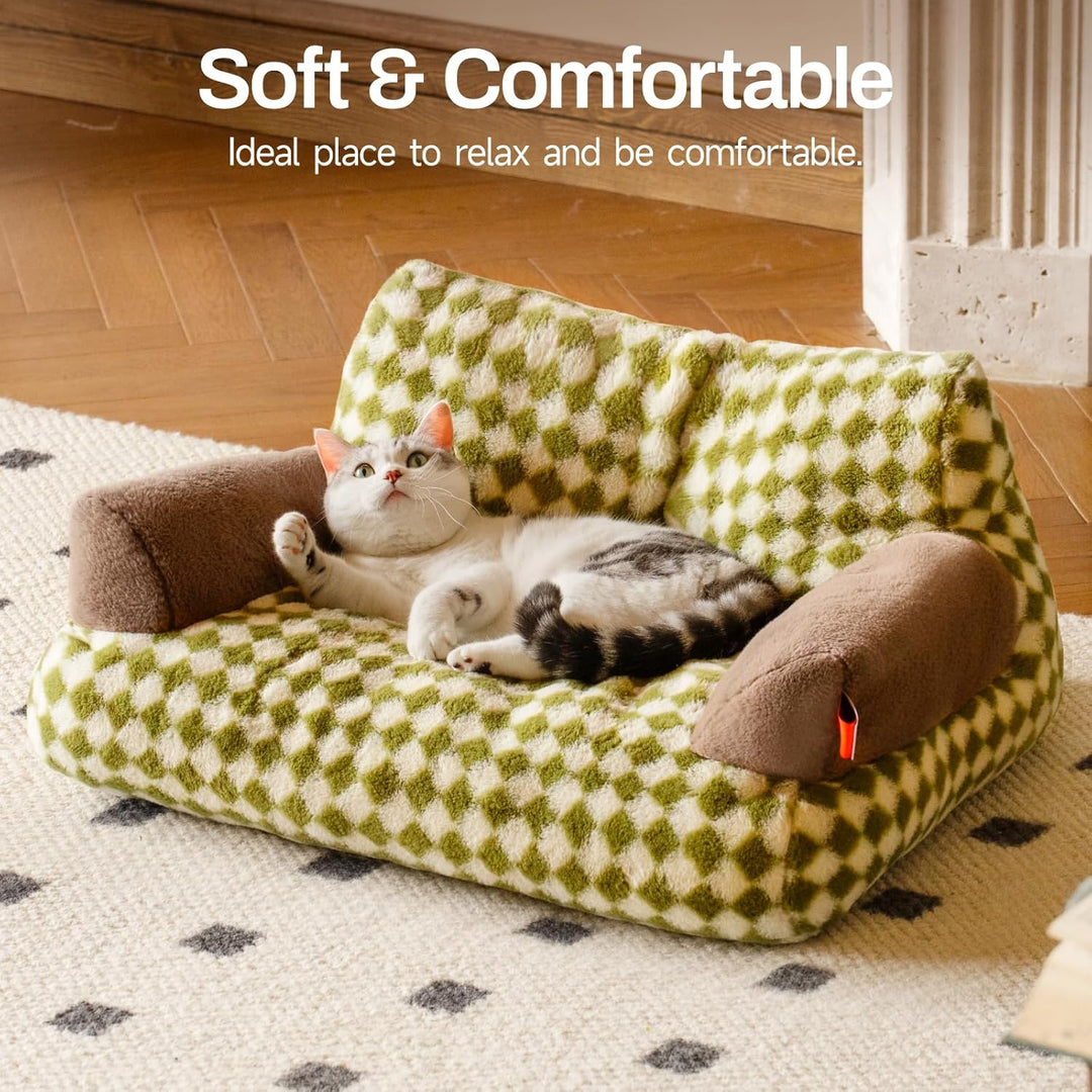 Soft Fluffy Cat Sofa Bed