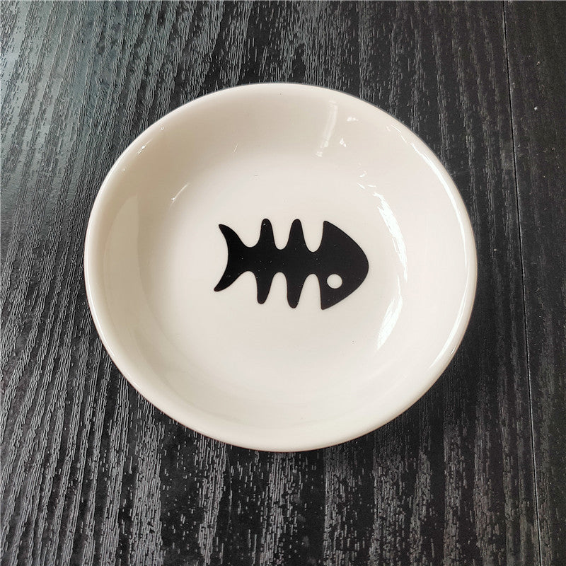 Cute Cat Mini Ceramic Snack Plate