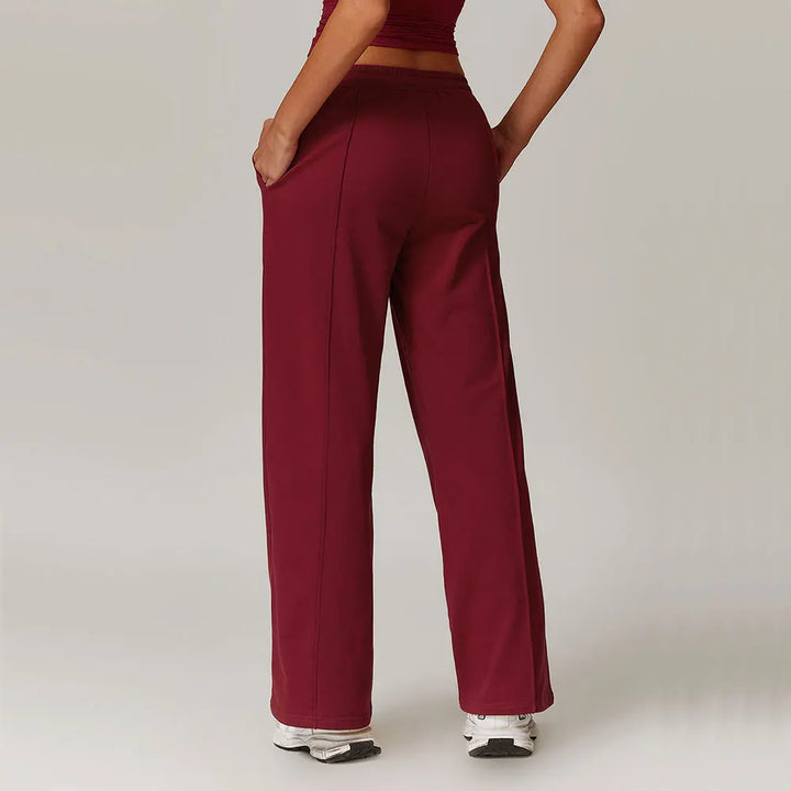 High-Waisted Loose Fit Women's Sweatpants with Pockets