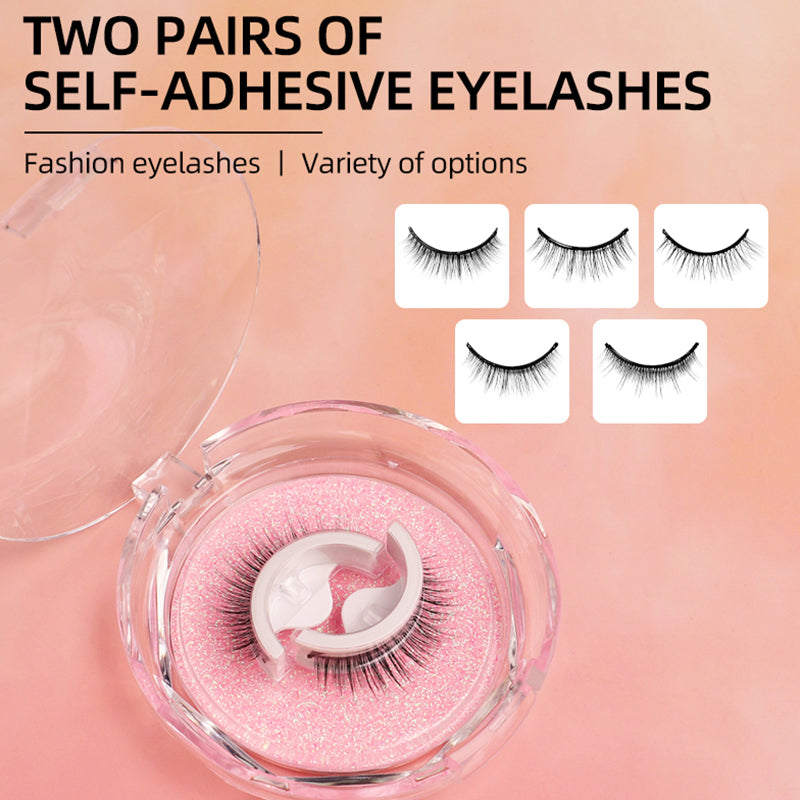 Reusable Self-Adhesive Faux Mink Eyelashes