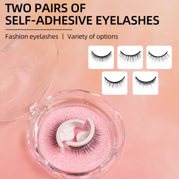 Reusable Self-Adhesive Faux Mink Eyelashes