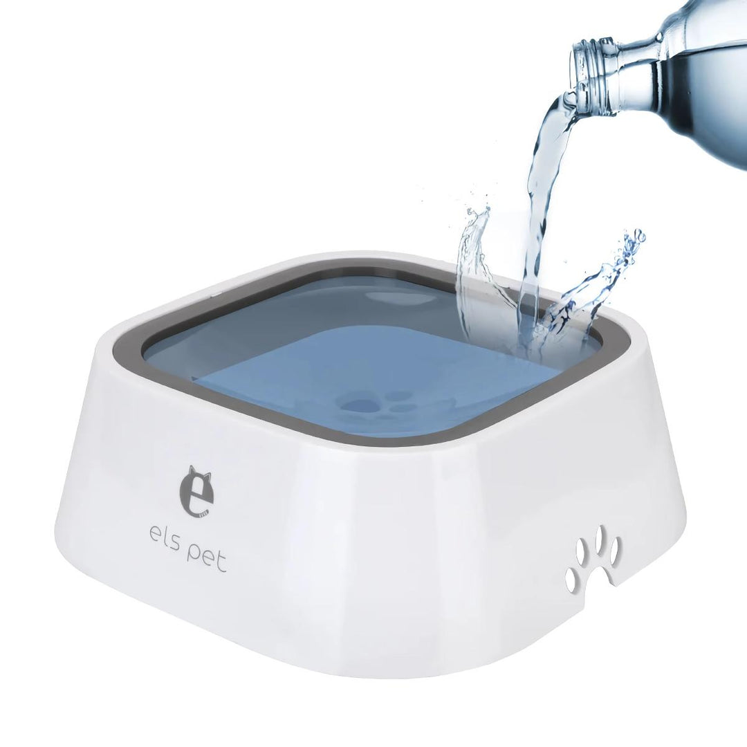 1L Splash Proof Pet Water Bowl