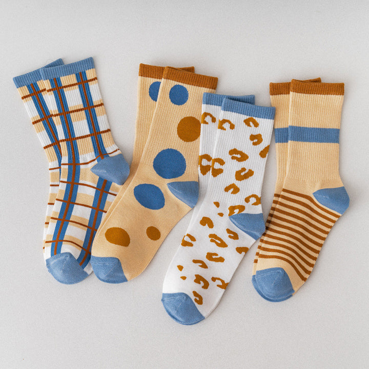 Japanese Cute Pattern Cotton Socks