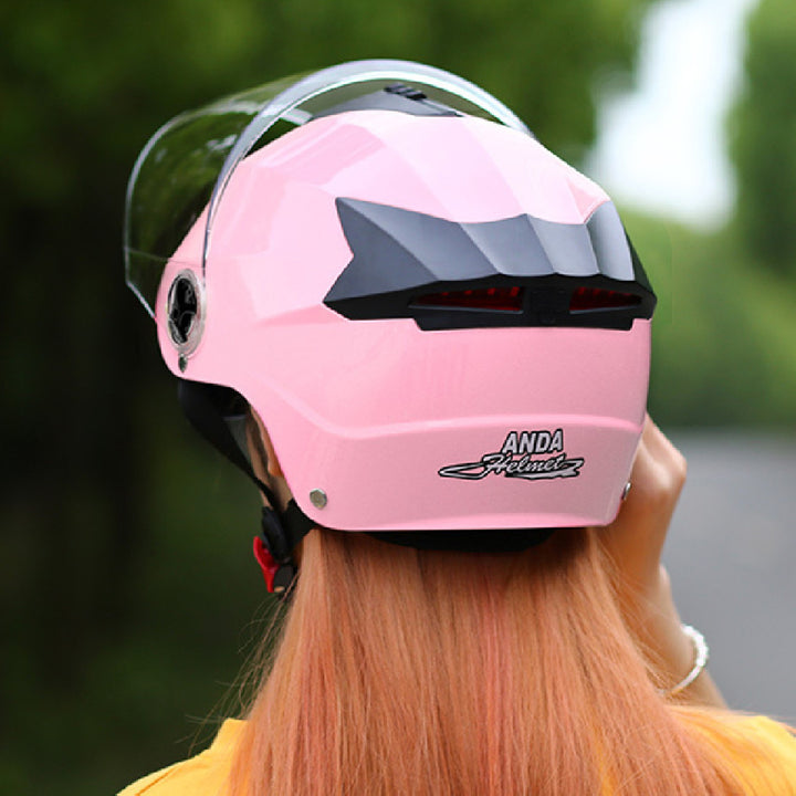 Electric Bicycle Helmet Men's And Women's Four Seasons Universal Battery Car Helmet