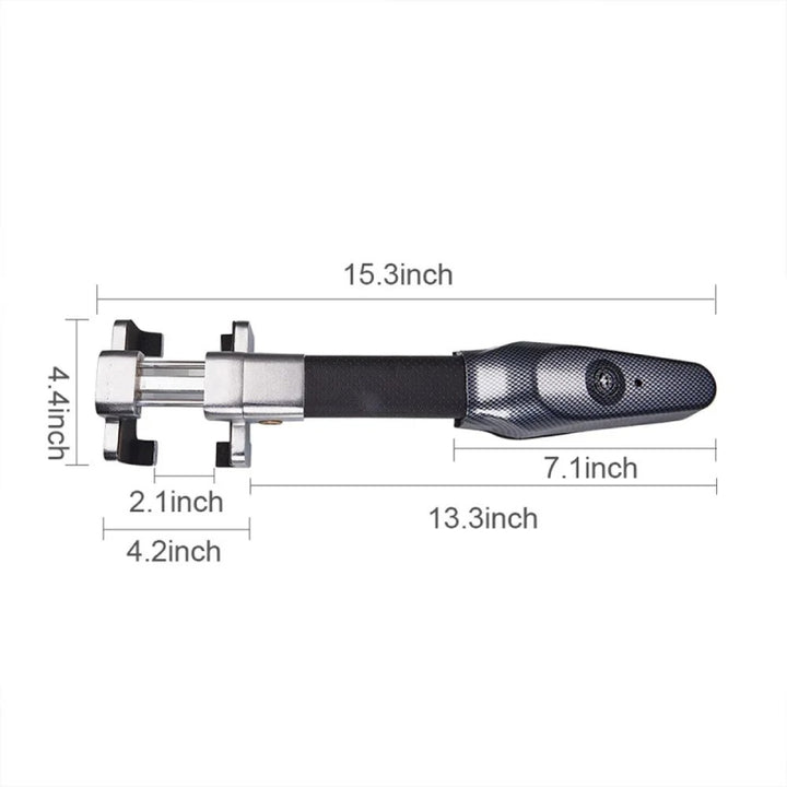 Heavy-Duty Anti-Theft Car Steering Wheel Lock with Alarm