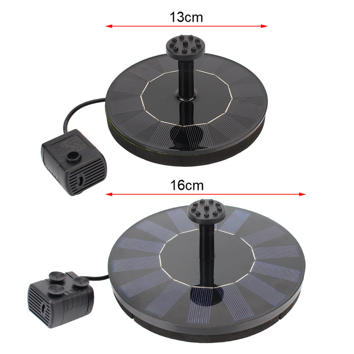 Solar-Powered Floating Fountain: Enhance Your Garden Oasis