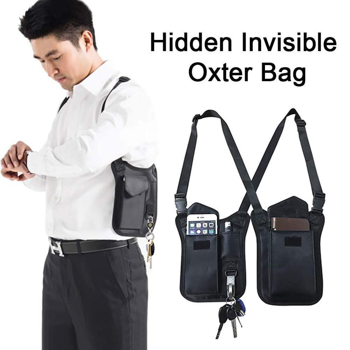 Anti-Theft Hidden Underarm Strap Wallet Holster Bag Leisure Nylon Double Shoulder Pocket Sport Vest Outdoors