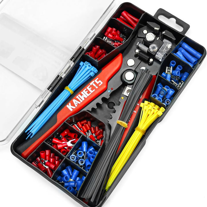 Automatic Wire Stripping and Crimping Tool Set