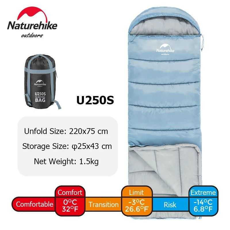 Ultralight Waterproof Envelope Cotton Quilt Sleeping Bag