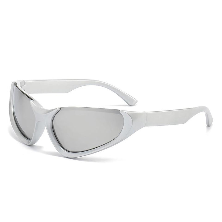 UV400 Unisex Vintage Mirror Sports Sunglasses