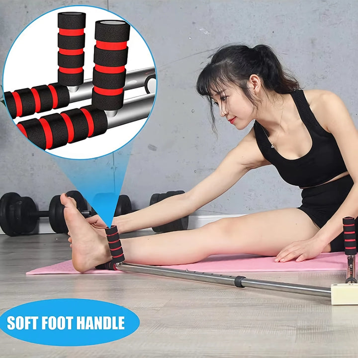 Adjustable Stainless Steel 3-Bar Leg Stretcher for Yoga, Dance & Flexibility Training