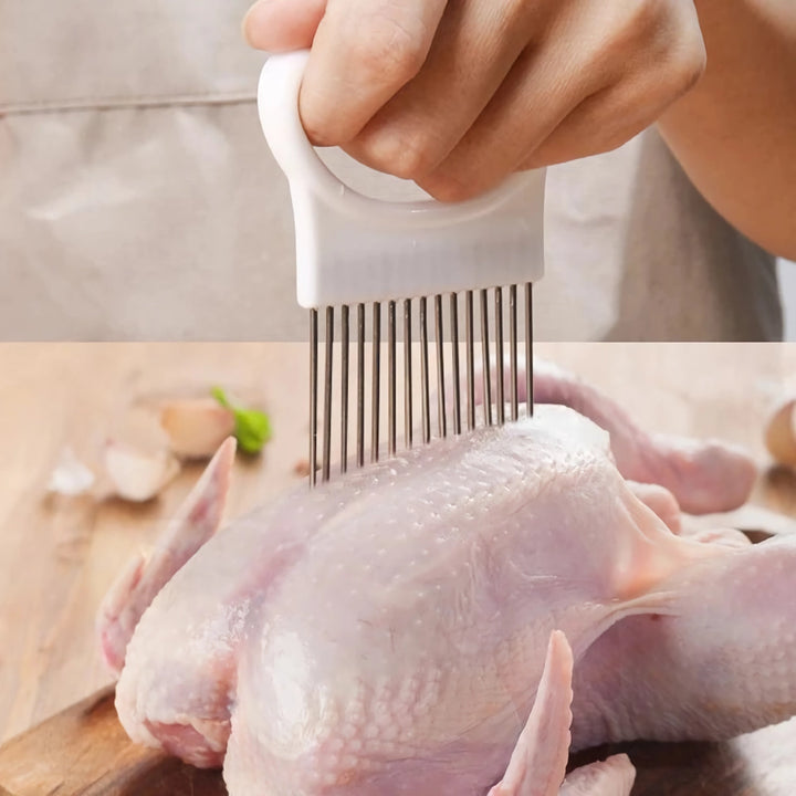 Stainless Steel Hands-Free Vegetable Slicer