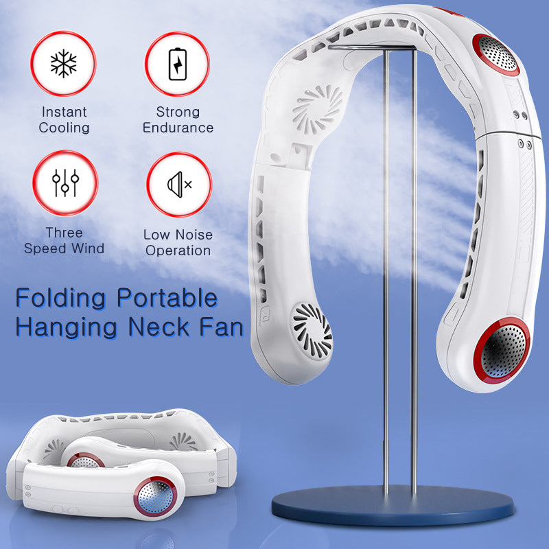 Portable Foldable Hanging Neck Fan