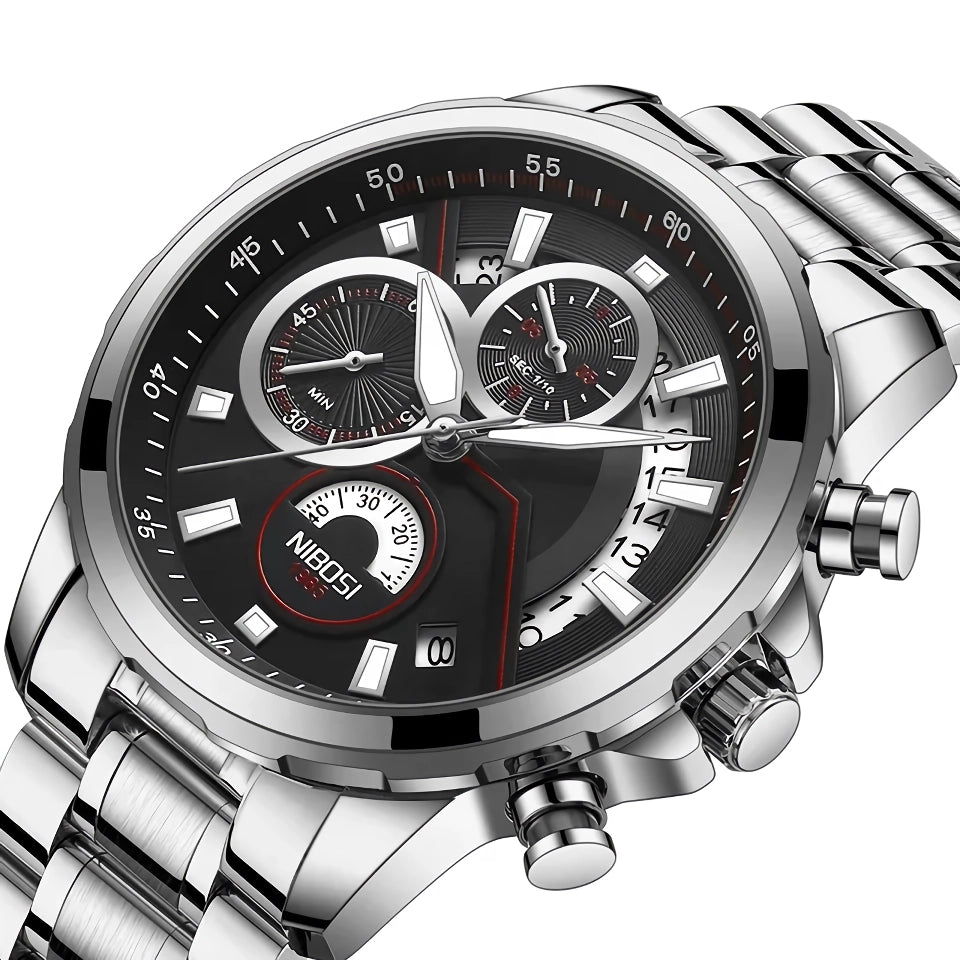 Luxury Men's Luminous Sport Chronograph Waterproof Watch