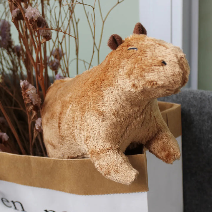 Adorable 18cm Capybara Plush Toy - Perfect Christmas Gift for Kids!