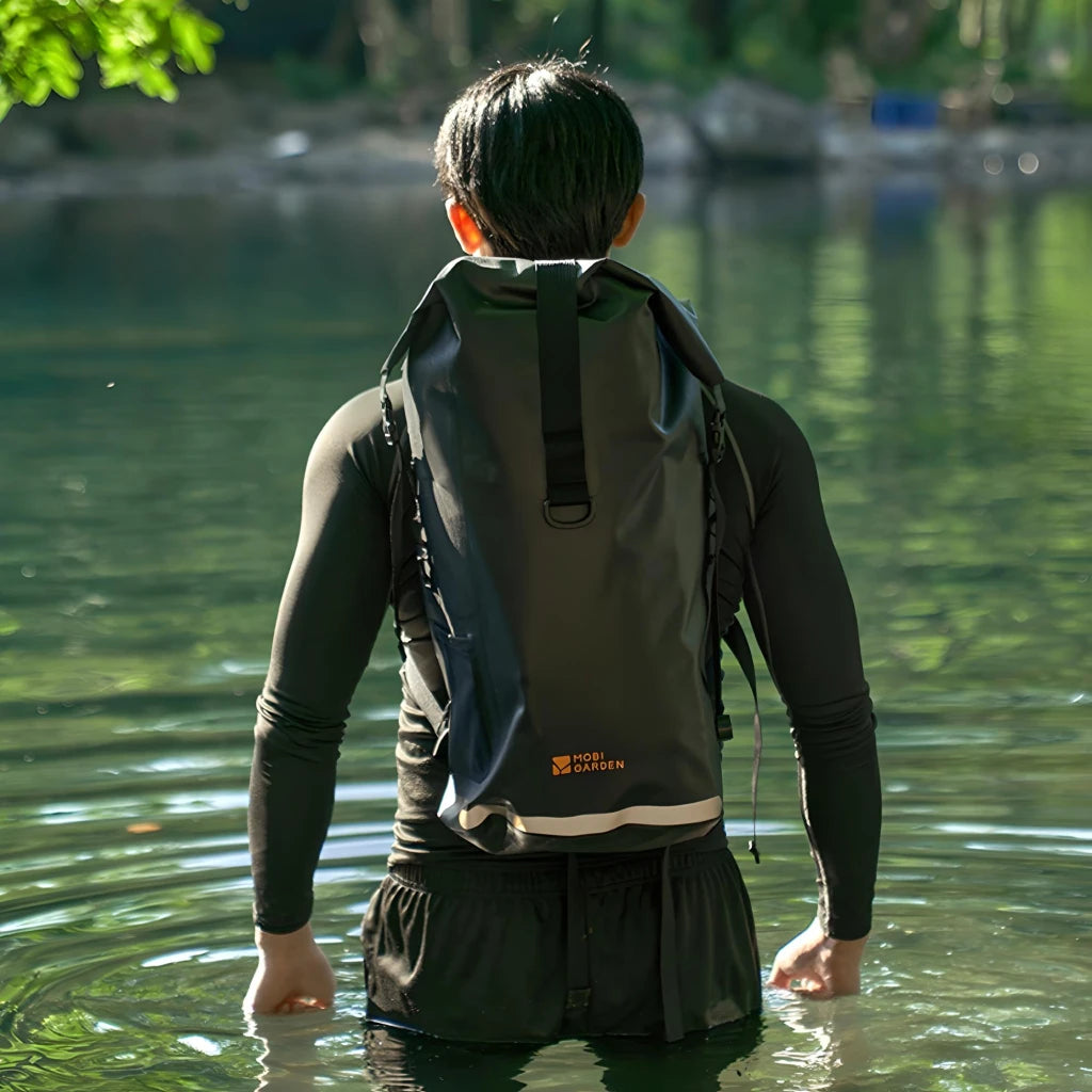 Waterproof 28L Backpack for Camping, Swimming, and Hiking