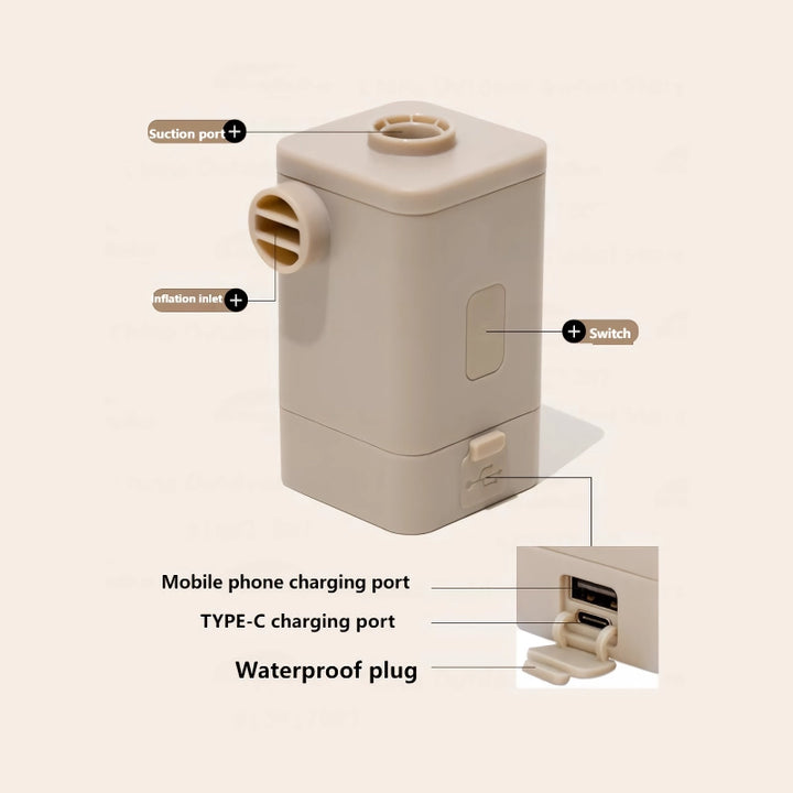 High-Power Portable Air Pump